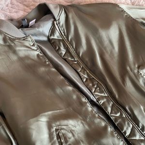 H&M olive Green Bomber Jacket